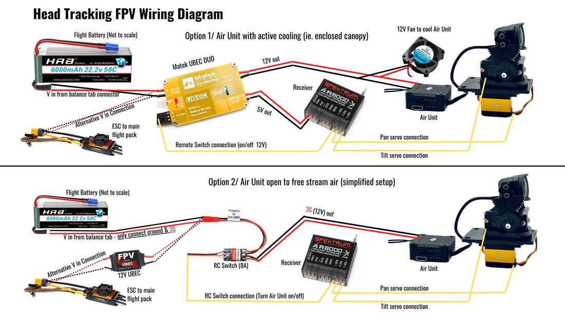 Head Tracking FPV Setup on RC Plane or Car?