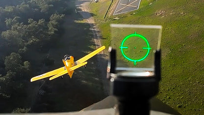 T-28 Airplane in Reflector Sight