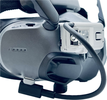 Tally-ho 3 Head Tracker mounted on DJI Goggles 3 for FPV Dogfighting