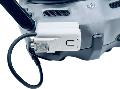 Tally-ho 3 Head Tracker mounted on DJI Goggles 3 for FPV Dogfighting